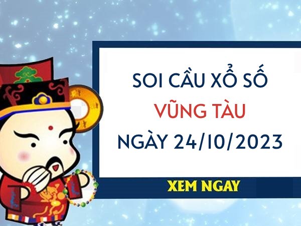 Thống kê KQXS Vũng Tàu ngày 24/10/2023 hôm nay thứ 3