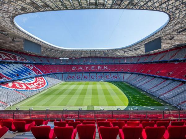 Thiết kế độc đáo của sân Allianz Arena